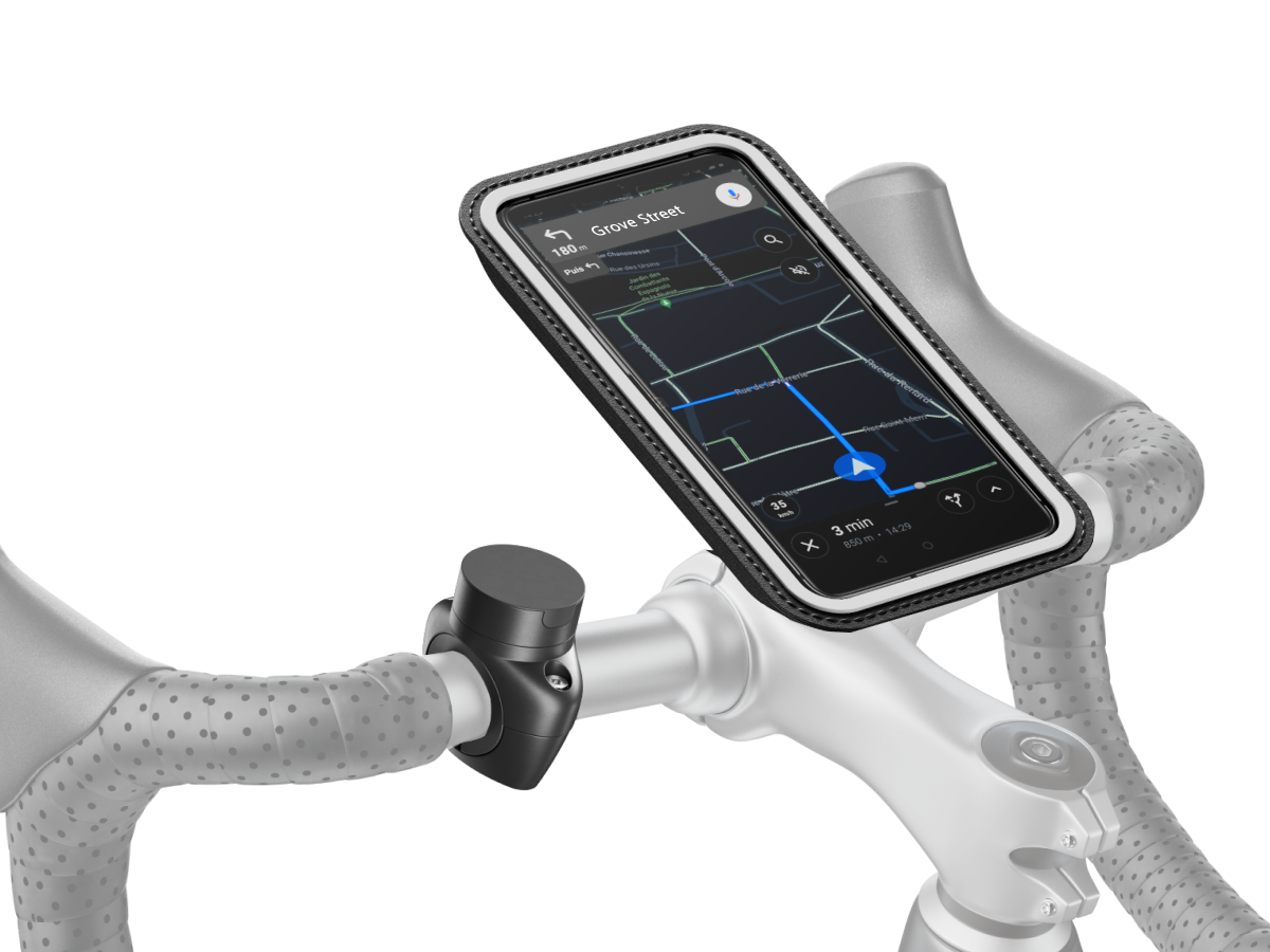 Magnetic smartphone Pro mount for bike handlebar