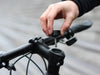 Magnetic smartphone fork stem mount for bike