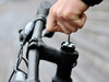 Magnetic smartphone fork stem mount for bike