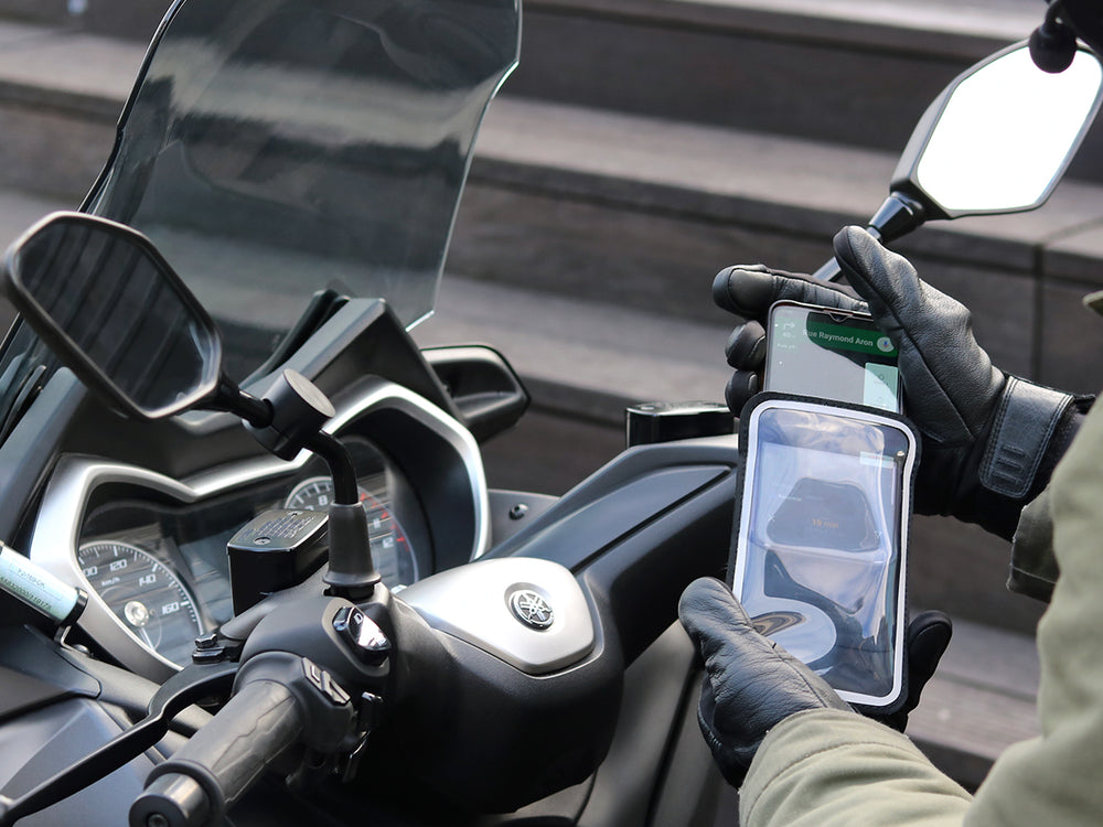 Magnetic smartphone Pro mount for scooter mirror